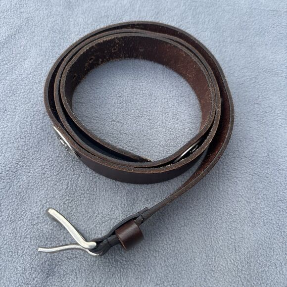 University Alabama Crimson Tide Zep-Pro Full Grain Leather Belt Men’s 46 Brown - Picture 2 of 6